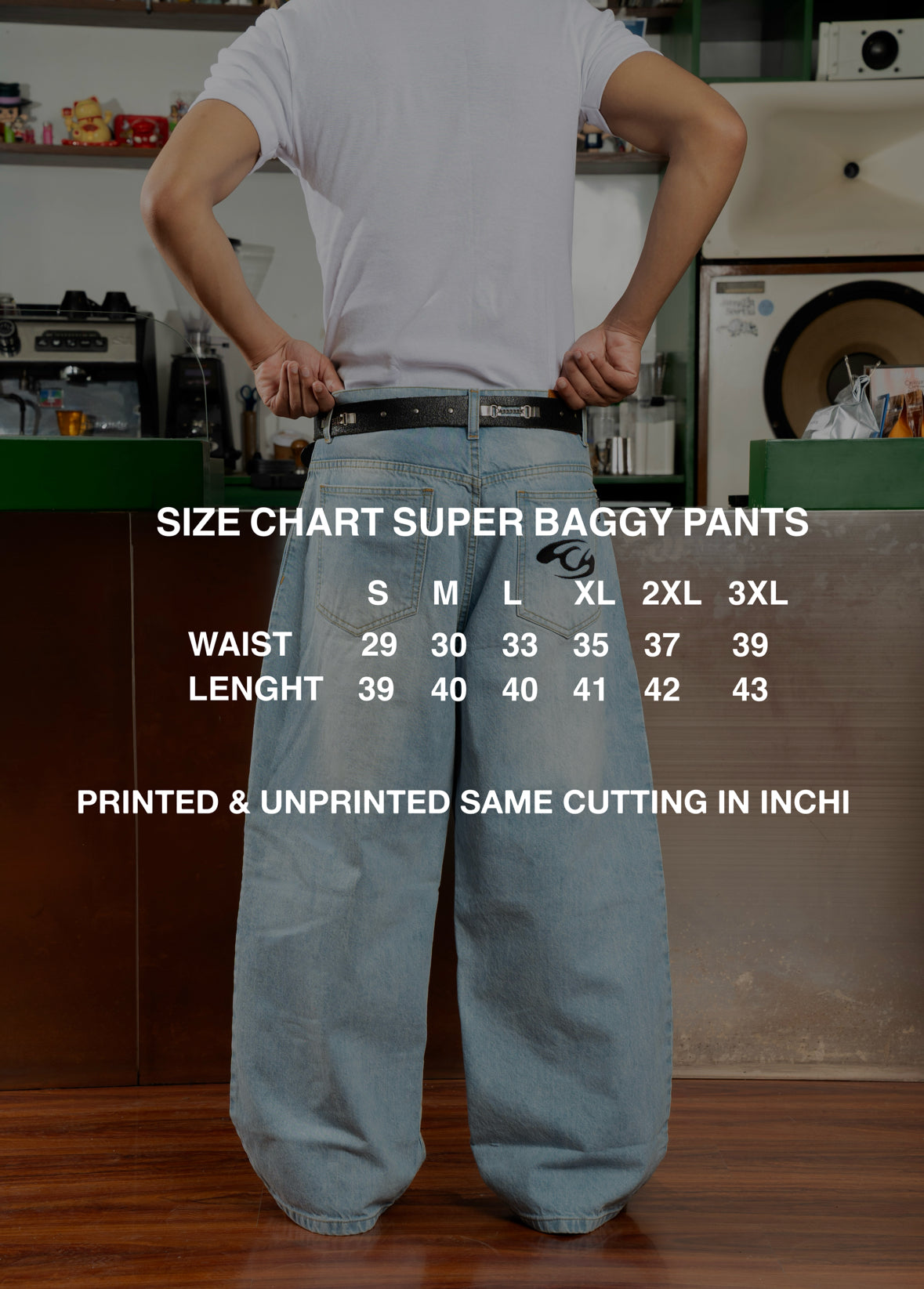 BAGGY PANTS UNPRINTED PLAIN— ALL COLOUR