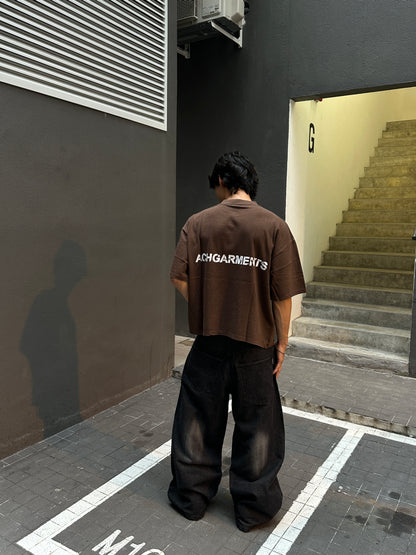 Hoodie zipper & Tee brown Lips