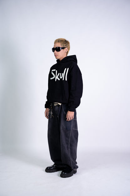 HOODIE SKULL (BLACK) ACHGARMENTS