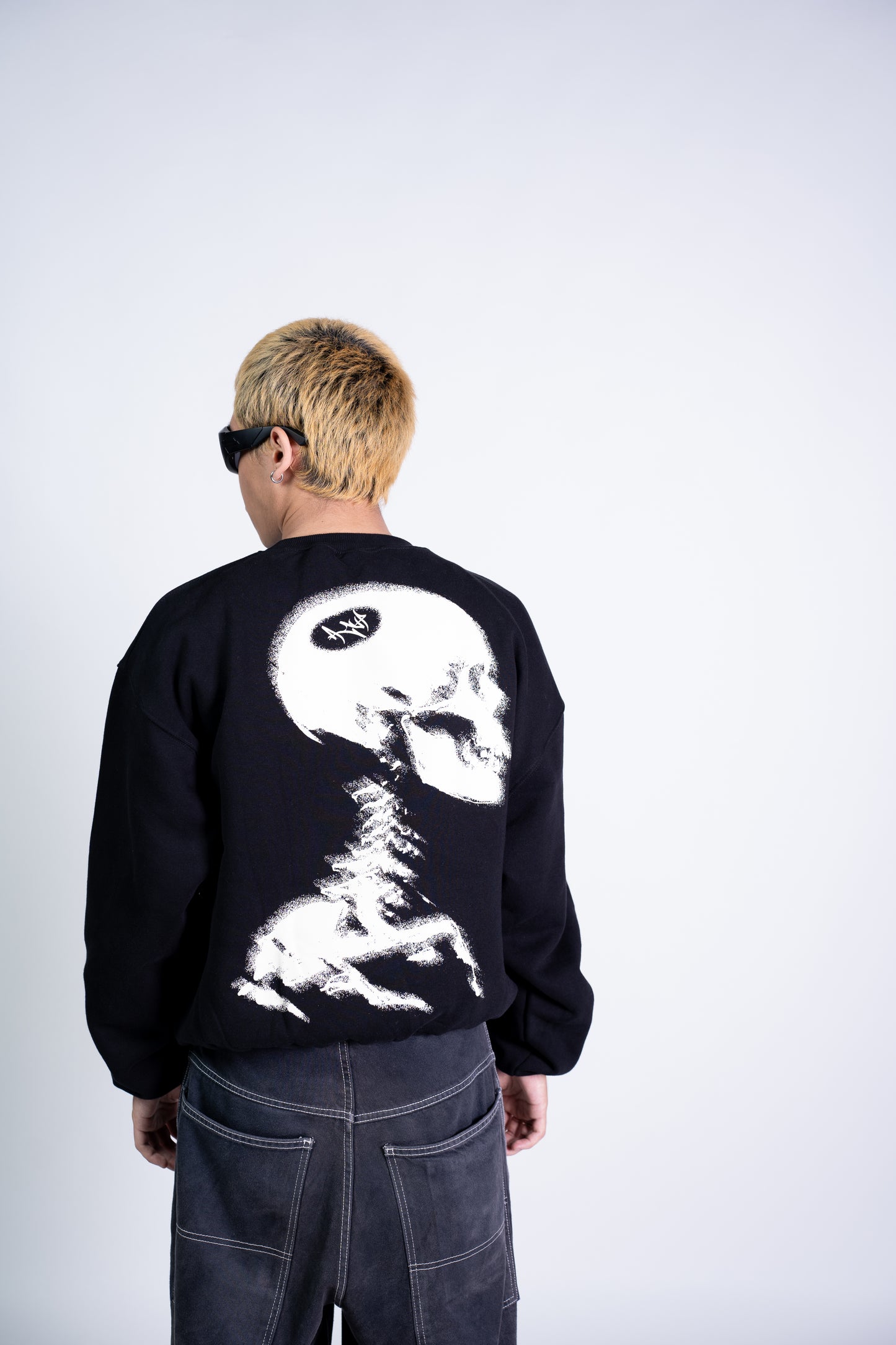 HOODIE SKULL (BLACK) ACHGARMENTS