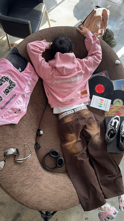 HOODIE DOUBLE ZIPPER LIPS