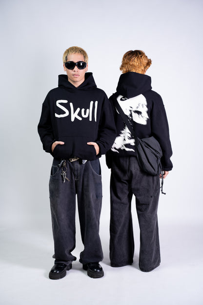 HOODIE SKULL (BLACK) ACHGARMENTS