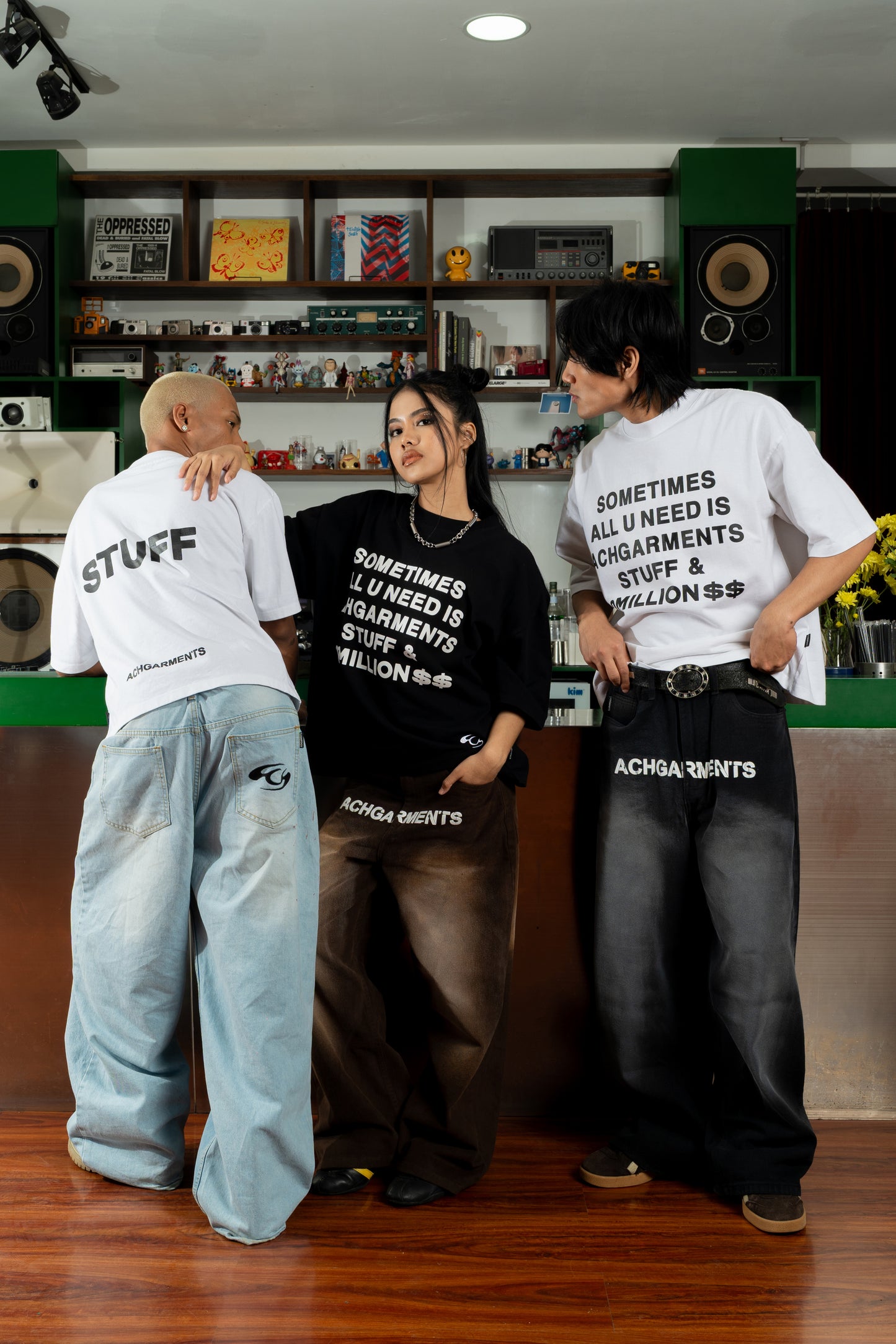 TSHIRT SOMETIMES Black & White