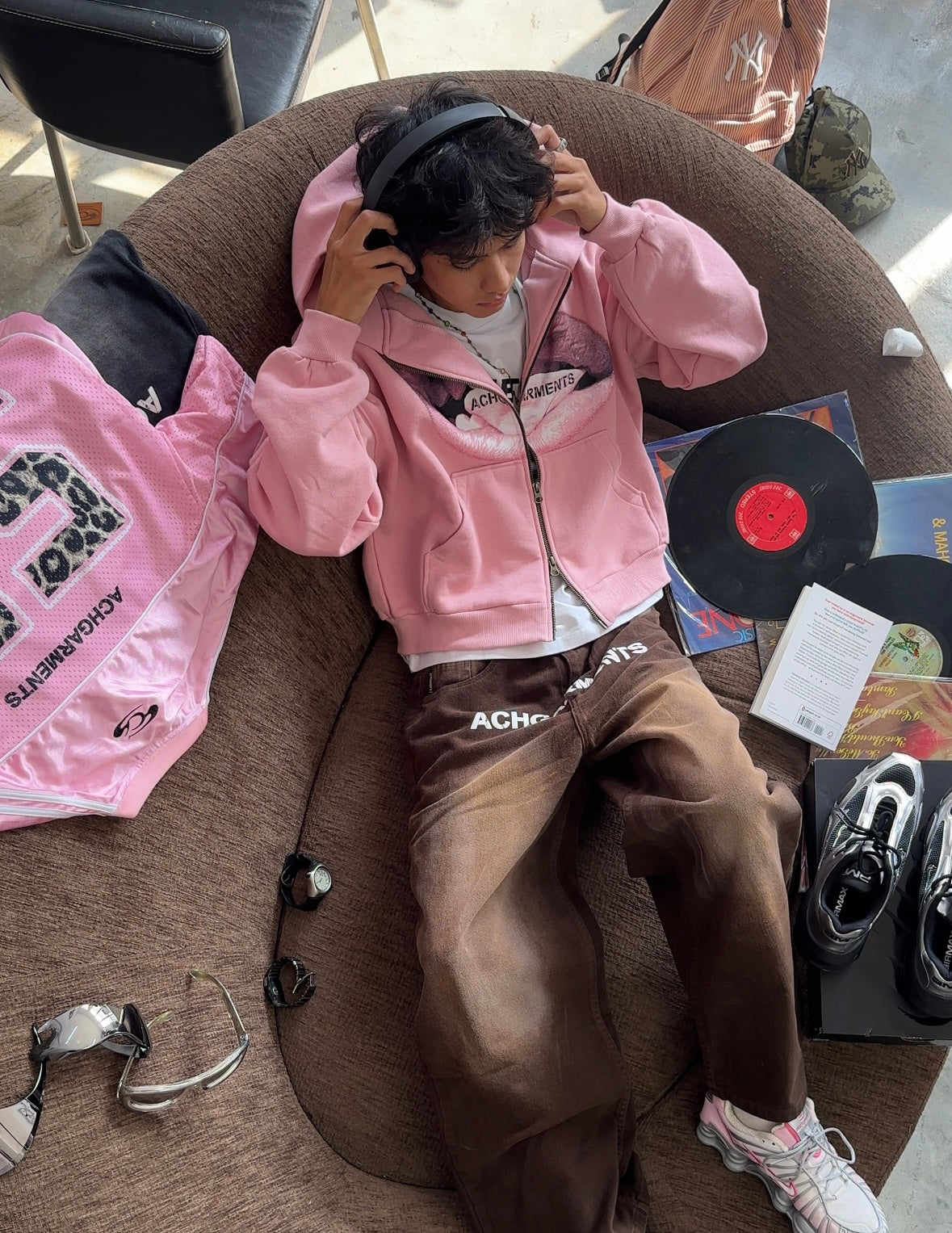 HOODIE DOUBLE ZIPPER LIPS